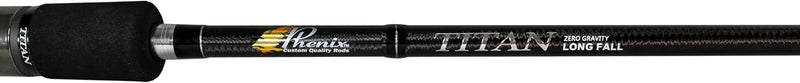 Phenix Rods Titan Casting  63  1 PC  2555 LB Braided LINEPE LINE 1540150350 G JIG WeightSlow Pitch Taper ActionFuji K Series SIC GuidesFuji Reel SEATCustom EVA Handle - Image 2