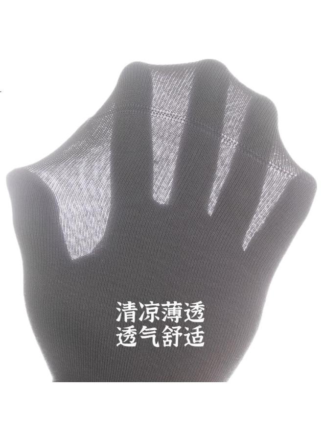 Liangpu Men'S Socks, Pure Cotton, Thin, Seamless, Sweat-Absorbing, Breathable, Short Tube Socks, Four Pairs - Image 2