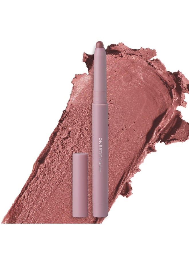 روبيز أورجانيك أحمر الشفاه "OneStick" من Ruby’s Organics للنساء - درجة Blurr، قلم تحديد للشفاه والخدود، لمسة نهائية مطفية (Matte)، مكياج شفاه - غني بمضادات الأكسدة والفيتامينات، خالٍ من المواد الكيميائية - درجة Lily - Image 1