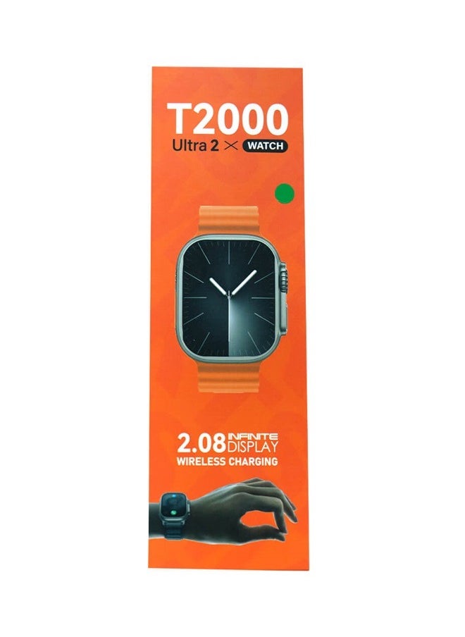 ماركة غير محددة - ساعة ذكية T2000 ULTRA 2 شاشة 2.08 بوصة شاشة لا نهائية - Image 1