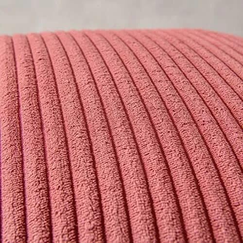 Guffaw Corduroy Rectangular Cushion Covers, Size 12x18, Pack of 2, Multiple Colors (2, CB RED) - Image 3