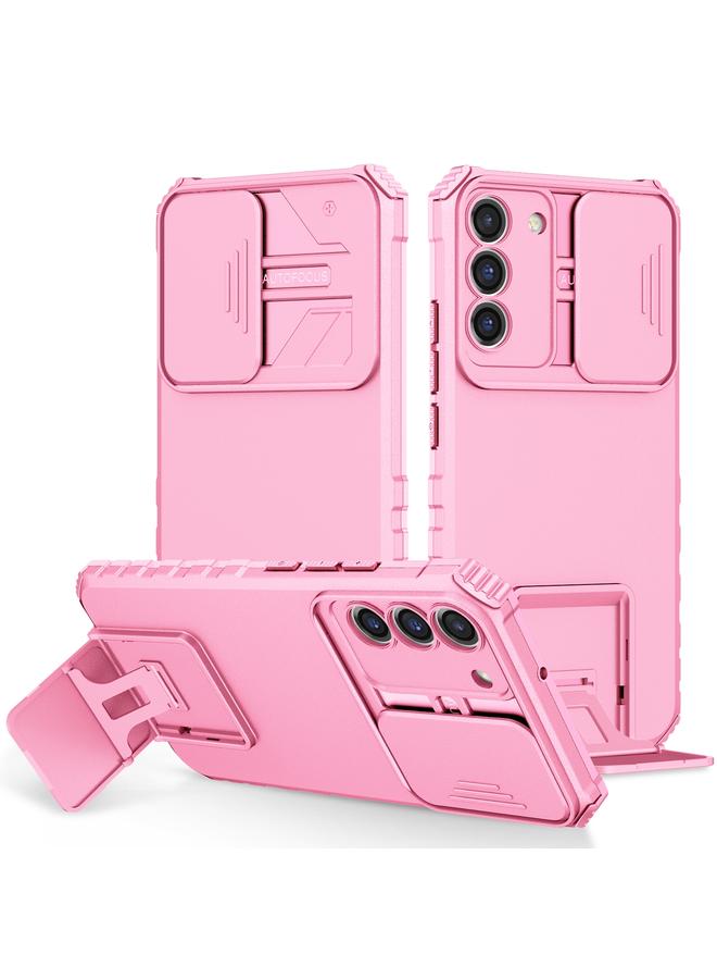 S-TOP Case For Samsung Galaxy S22+ 5G Stereoscopic Holder Sliding Camshield Phone Case - Image 1