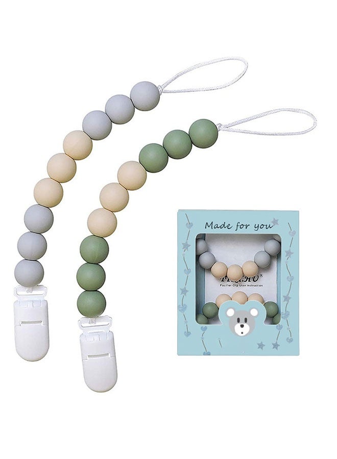 Bukela Baby and child necklace chain, necklace clasps, silicone teether, necklace holder for newborn baby shower, gift - Image 1