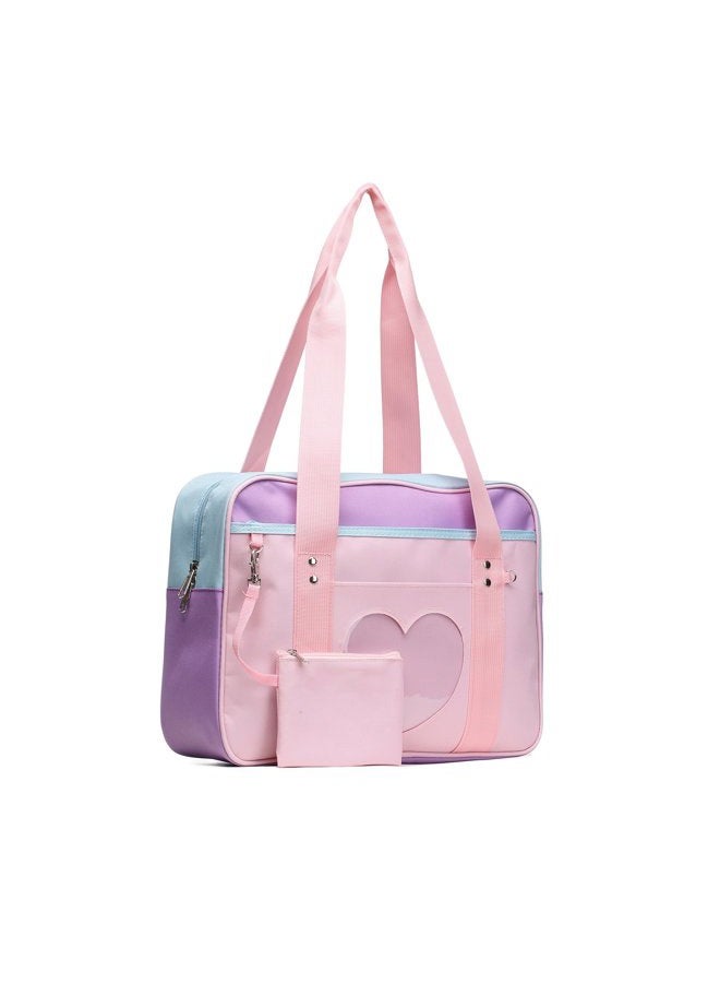 SteamedBun Ita Bag Heart Japanese Bags Large Shoulder Purse Anime Satchels for Cosplay - Image 1