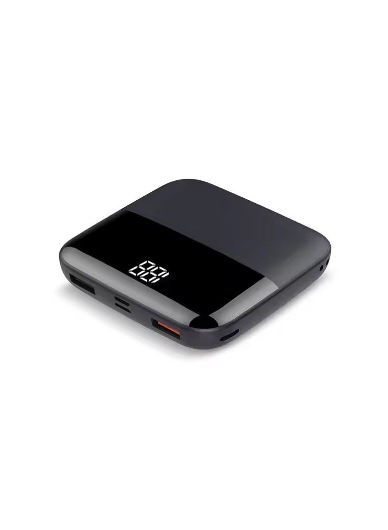 GNEXU black Smart Power Bank with Digital Display – Fast Charging & Powerful Performance - Image 1