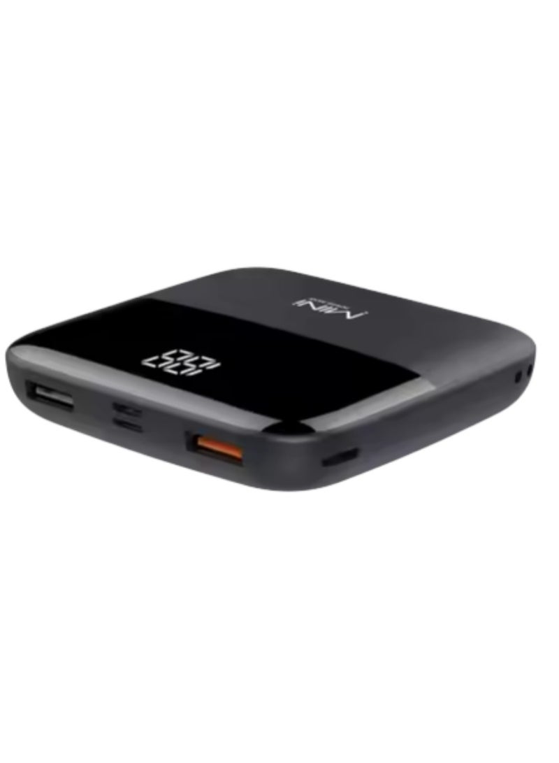 GNEXU black Smart Power Bank with Digital Display – Fast Charging & Powerful Performance - Image 2