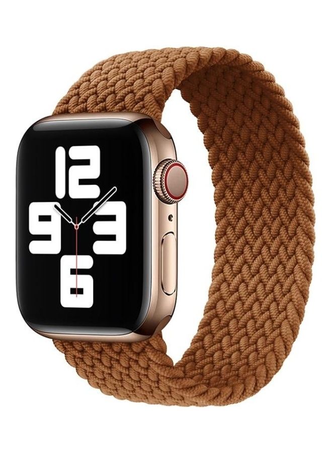 NIBEMINENT Replacement Watchband For Apple Watch Coffee - Image 3