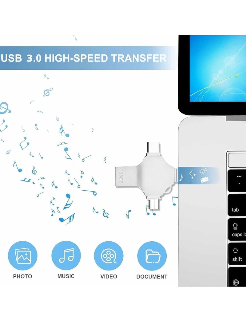 JAJEEK NEW Flash Drive Compatible with iPhone 256GB - USB Memory Stick, Photo Stick, External Storage Thumb Drive for iPhone, iPad, Android, and Computer - Easy Data Transfer & Backup - Image 3