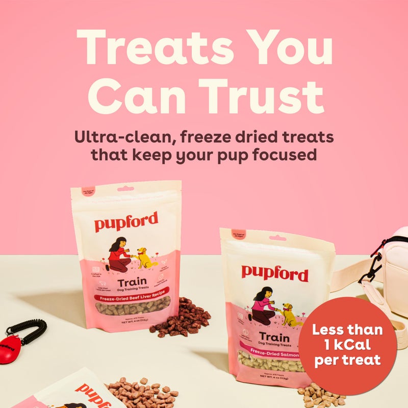 Pupford Freeze Dried Training Treats for Dogs & Puppies, 1400+ Three Ingredient Bites (Beef Liver, 4 oz, 3 Pack) - Image 2