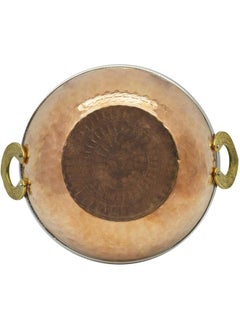 RAJ RAJ COPPER KADAI SERVING BOWL, 19.5 CM , COPPER, TCK004, Curry Bowl , Salad Bowl , Side Bowl , Dessert Bowl - Gold  - Image 3