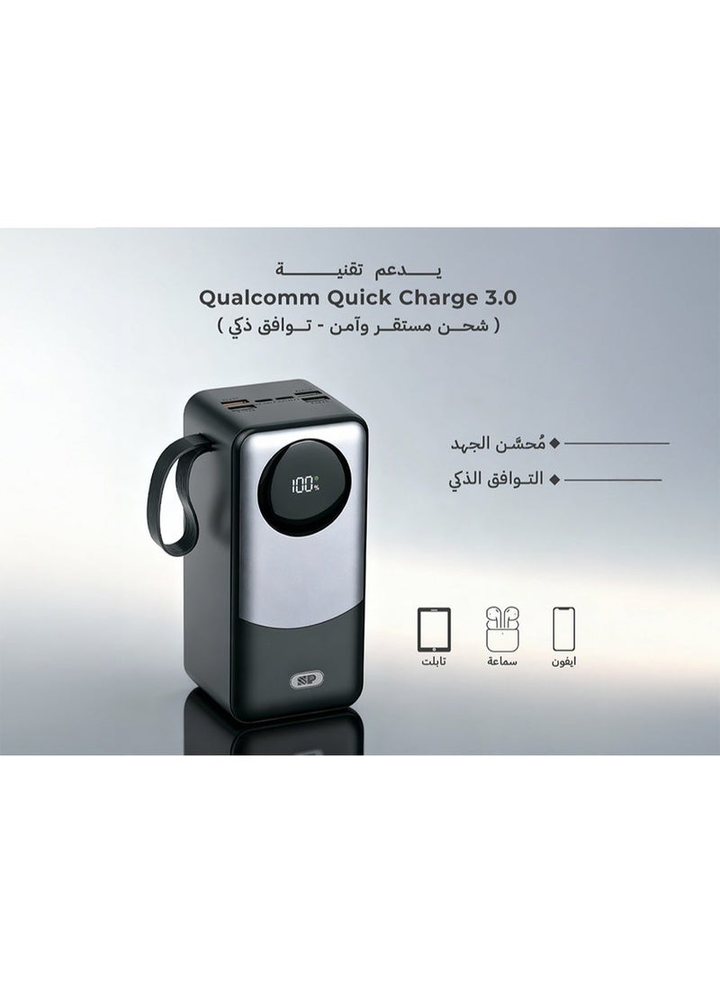 أس بي بنك طاقة بسعة 50،000 مللي أمبير مع 22.5 وات  وشاشة عرض - Image 2