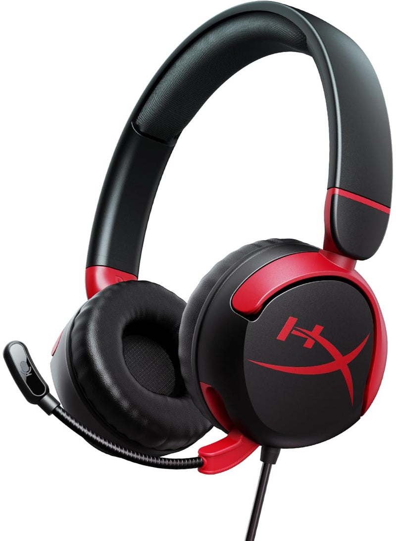HYPERX Cloud Mini Wired Headset - Black/Red - Image 1
