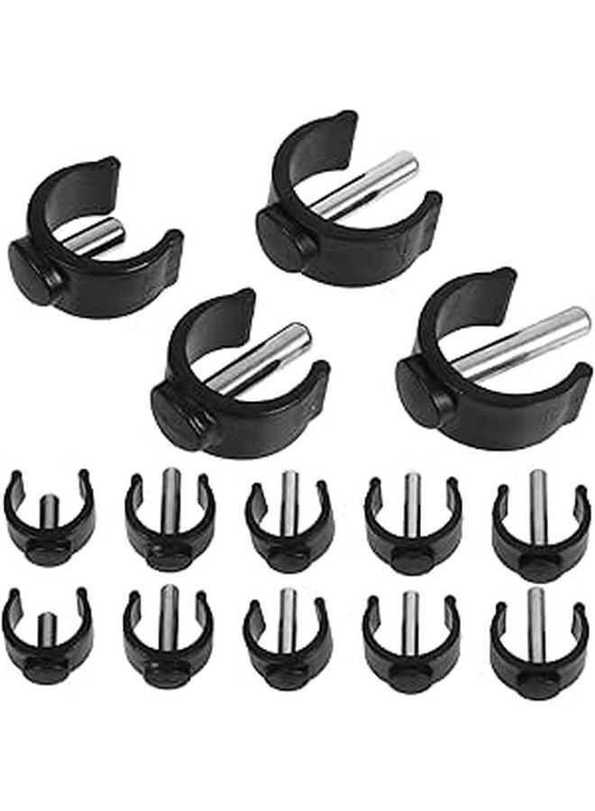 Adjustable Walking Stick Cup Holder Grip Cover Set of 20 Black - Image 1