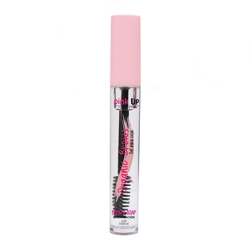 PINK UP Organic Brows| Eyebrow Gel | Brow Gel| Clear Mascara | Transparent gel to comb the eyebrows| Provides definition and volume| Maximum fixation| Model PKOE01 - Image 1