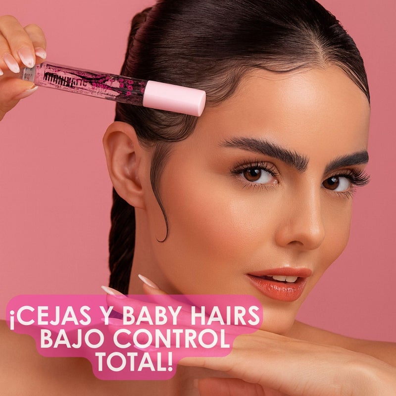 PINK UP Organic Brows| Eyebrow Gel | Brow Gel| Clear Mascara | Transparent gel to comb the eyebrows| Provides definition and volume| Maximum fixation| Model PKOE01 - Image 2