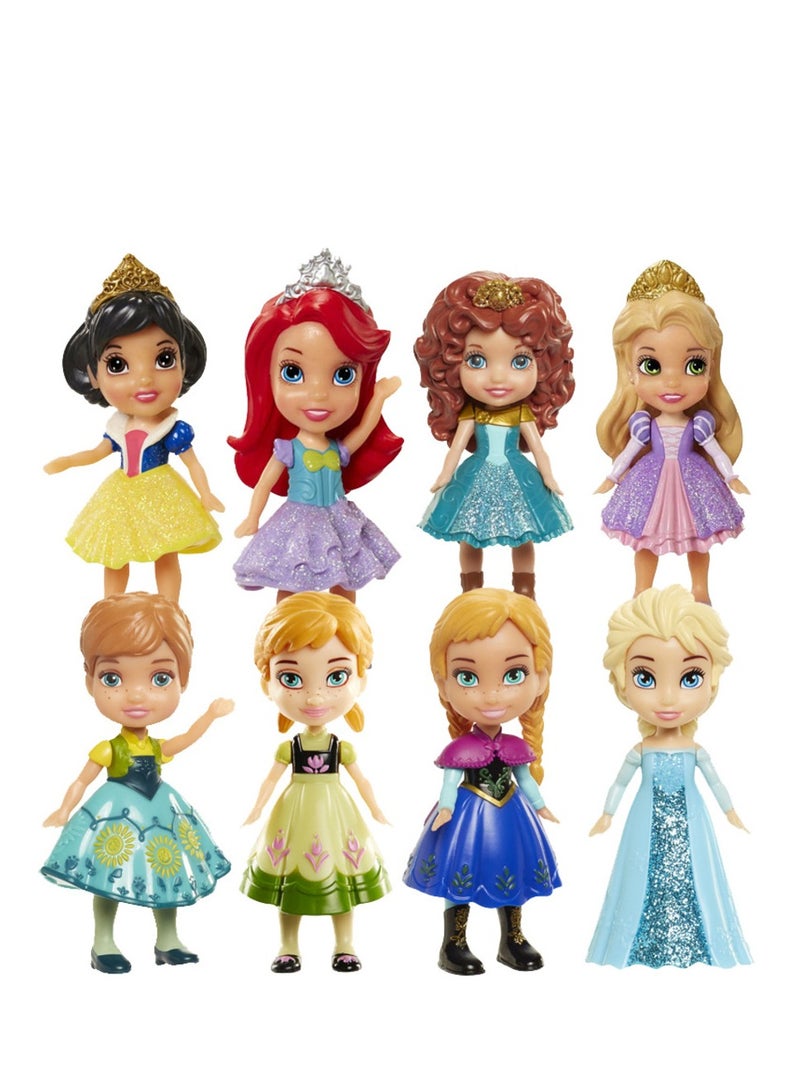 Disney Princess Mini Toddler Posable Doll 3 inch - Assorted, 1 Piece Only