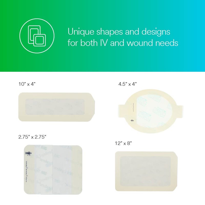 3Mâ„¢ Tegadermâ„¢ Transparent Film Dressing Frame Style, 1628, 6 in x 8 in (15 cm x 20 cm), 10/ct 8ct/Case - Image 4
