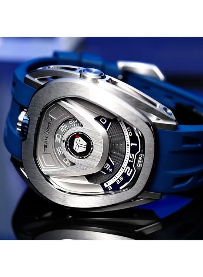 TSAR BOMBA ساعة رجالية أوتوماتيكية من المطاط TB8213ASET-03 - 44.0x52.0 مم - Image 4