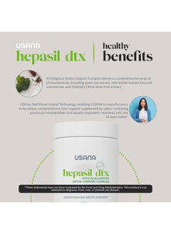 USANA Hepasil DTX with InCelligence - Support Complex for Comprehensive Health, Protection, Wellness & Vitality - 84 Tablets (28-Day Supply)  - Image 5