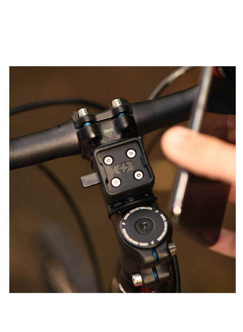 Oxford Unisex's CLIQR Cycle Universal Handlebar Stem Mount Mobile Phone etc OX840, Black, One Size - Image 3