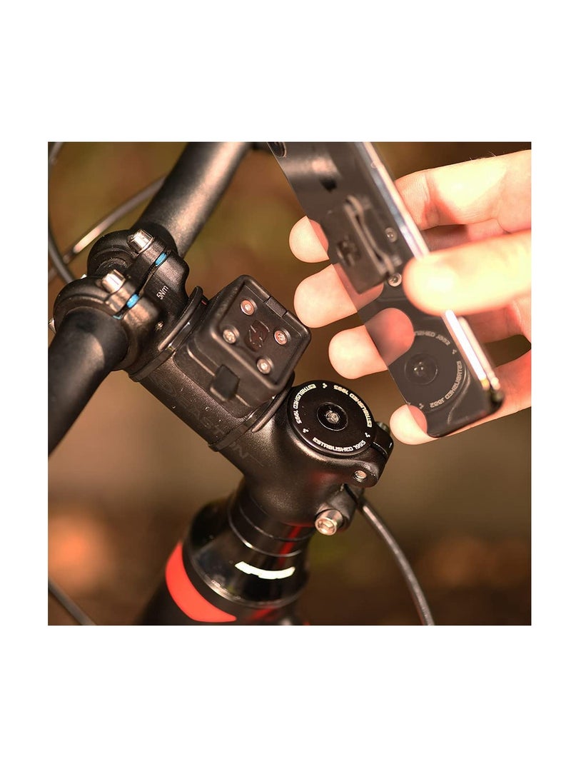 Oxford Unisex's CLIQR Cycle Universal Handlebar Stem Mount Mobile Phone etc OX840, Black, One Size - Image 2