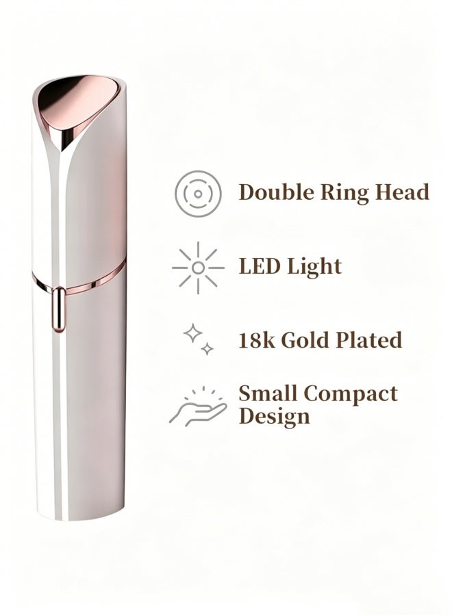 Women's Electric Eyebrow Trimmer, Small Facial Hair Removal Device, USB Rechargeable Hair Removal Device - Image 4