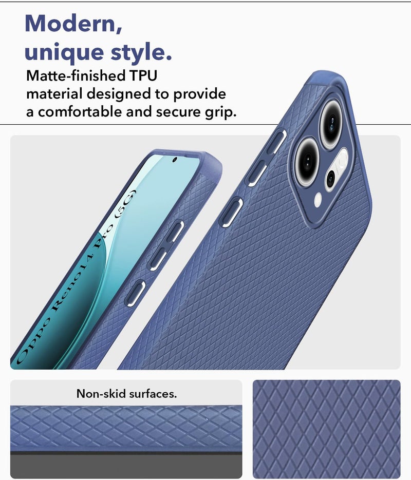 Jkobi Back Cover Case for Oppo Reno14 Pro 5G | Oppo Reno 14 Pro 5G (Liquid Silicone | Side Grip | Camera Protection) - Image 3
