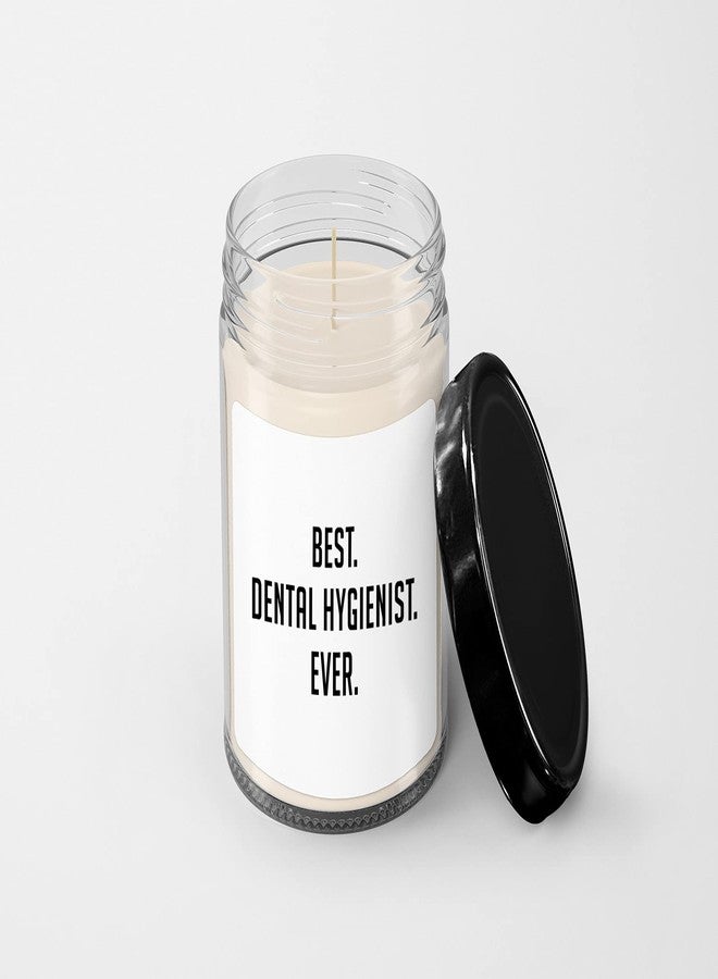 SpreadPassion Best Dental Hygienist Ever - Soy Wax Candle - Hand Poured - 9 oz Vanilla-Scented Candle - Candle Jar - Image 3