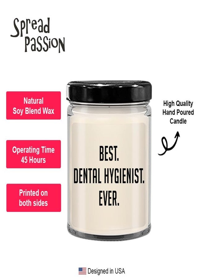 SpreadPassion Best Dental Hygienist Ever - Soy Wax Candle - Hand Poured - 9 oz Vanilla-Scented Candle - Candle Jar - Image 5