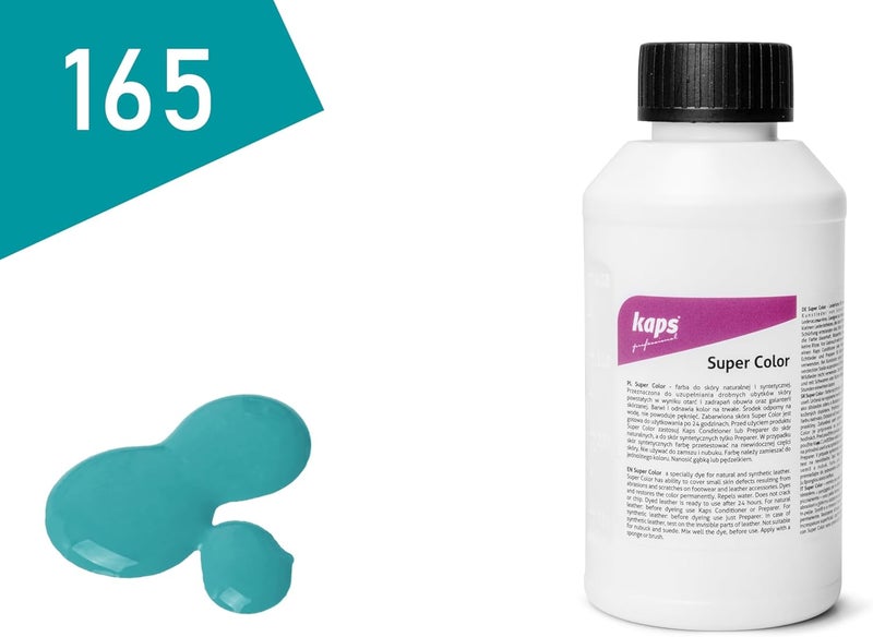 Kaps Dye Paint For Natural and Synthetic Leather Textiles, Super Color, 16.9 fl. Oz. - Image 1