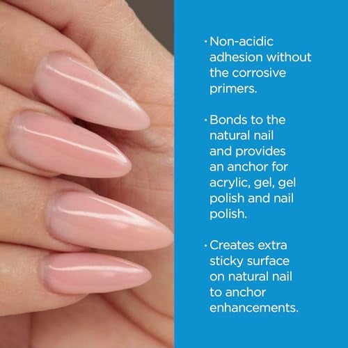 Young Nails Protein Bond - Non-Acidic Nail Primer, Enhanced Adhesion for Gel Polish & Acrylic, Nail Dehydrator, PH Bonder for Gel Nails, 0.5 oz - Image 5