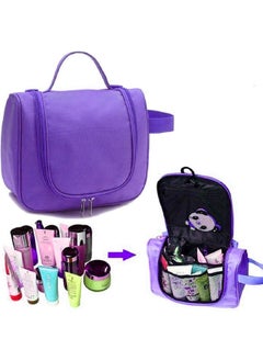 Hanging Toiletry Bag, Large Capacity Cosmetic Makeup Travel Organizer for Men  Women with Sturdy Hook (Purple) - pzsku/Z96CE254EDA6CD308D789Z/45/_/1720983595/9af30b38-e4fd-4b60-adc0-ffccffa3cea8