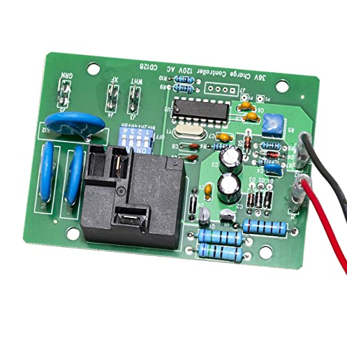 FBULWSEC 36 Volt EZGO Powerwise Charger Board for Golf Cart -Includes Power Input & Control for Powerwise Chargers Replacement 28667G01 28566G01 28566-G01 28566-G03 - Image 3