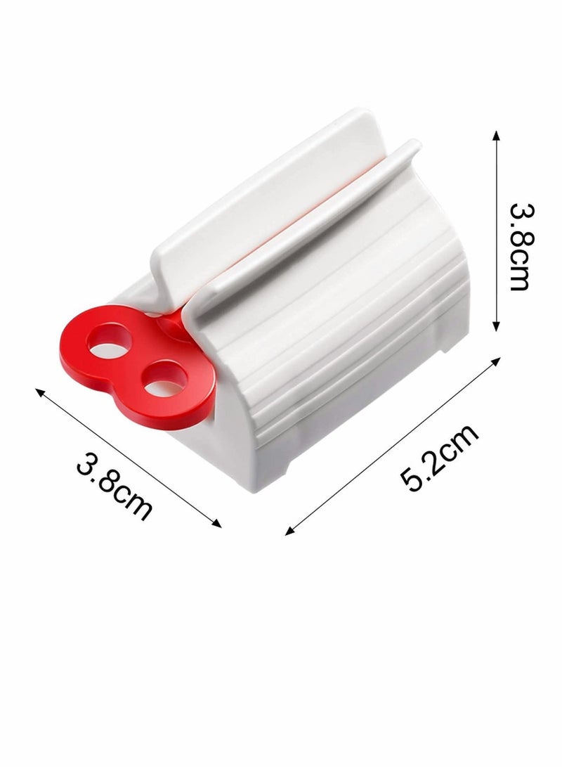 3 Pieces Rolling Tube Toothpaste Squeezer Seat Holder Stand Rotate Dispenser for Bathroom - Image 2