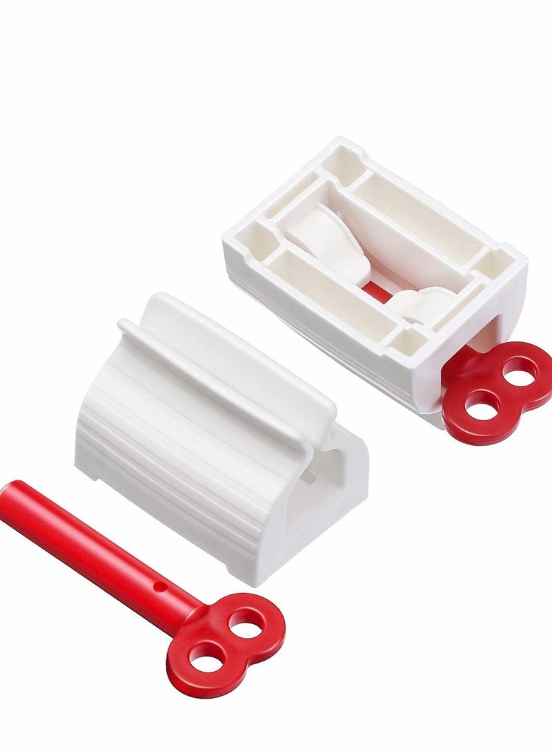 3 Pieces Rolling Tube Toothpaste Squeezer Seat Holder Stand Rotate Dispenser for Bathroom - Image 3