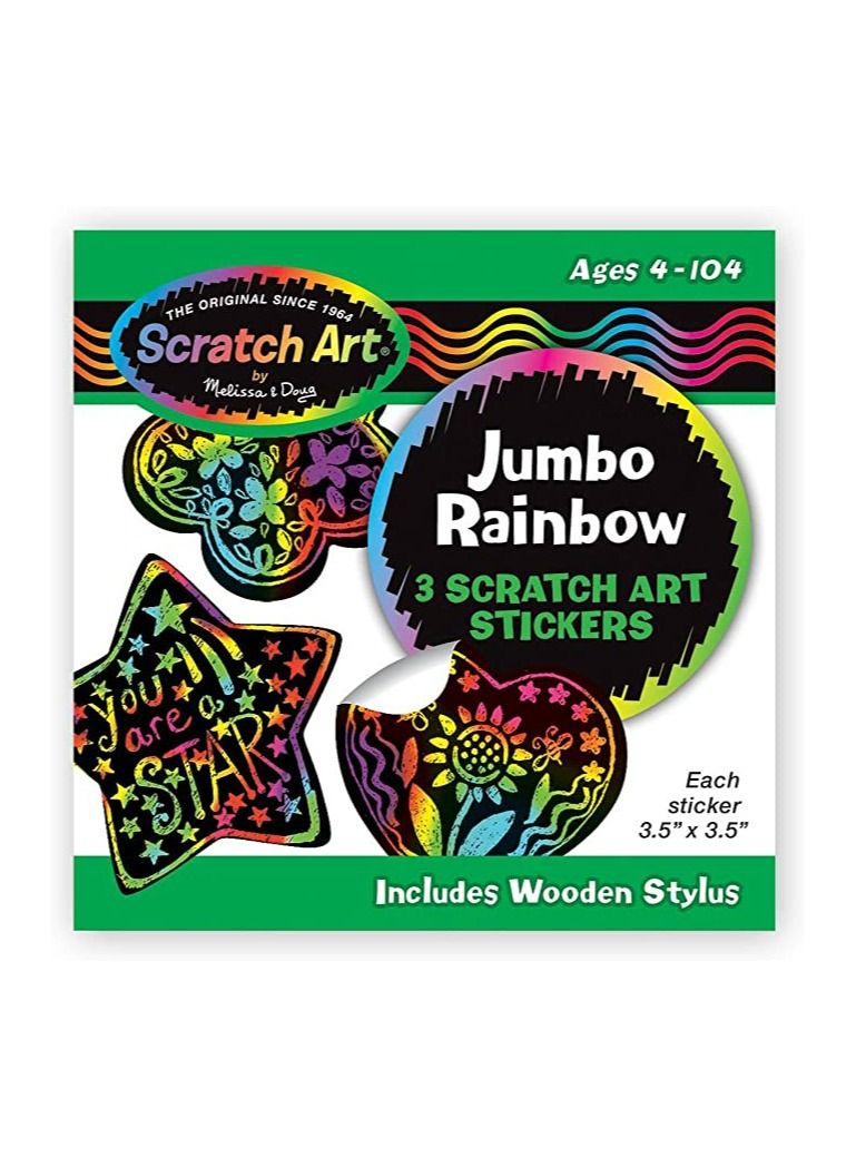 Melissa & Doug Jumbo Rainbow Stickers