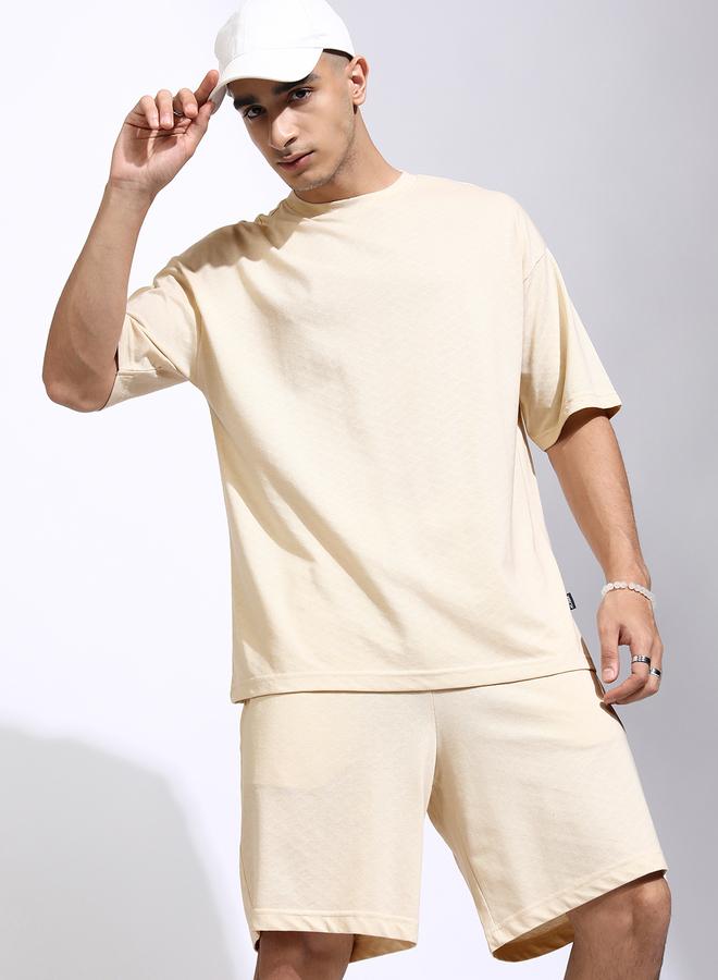 Highlander Oversized Solid T-Shirt and Shorts - Image 1