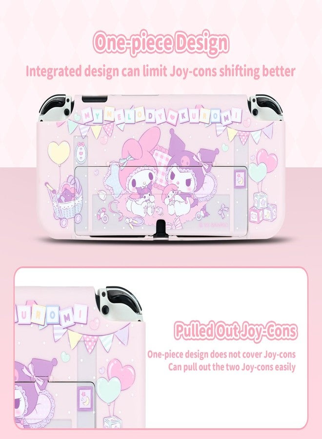 Kuitmor Protective Shell for Switch OLED,Dockable Integrated Hard Cover Skin Compatible with Switch OLED and Game Console - KLM - Image 4