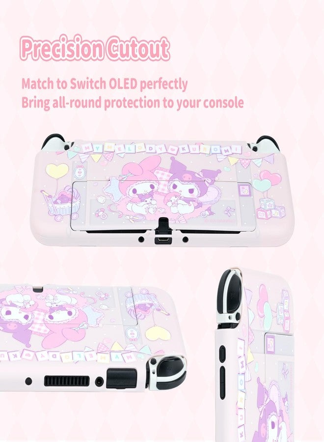 Kuitmor Protective Shell for Switch OLED,Dockable Integrated Hard Cover Skin Compatible with Switch OLED and Game Console - KLM - Image 3