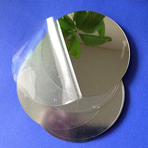 Fliptic Glass Acrylic Circle Wall Mount Mirror Sheet(1Mm,8" Diameter,Silver) Round,Unframed Pack of 4 - Image 5