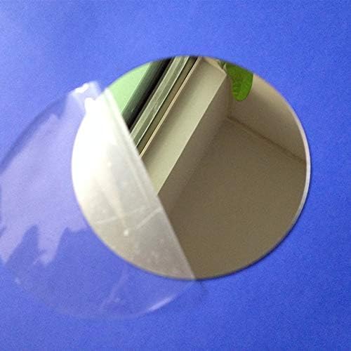 Fliptic Glass Acrylic Circle Wall Mount Mirror Sheet(1Mm,8" Diameter,Silver) Round,Unframed Pack of 4 - Image 4