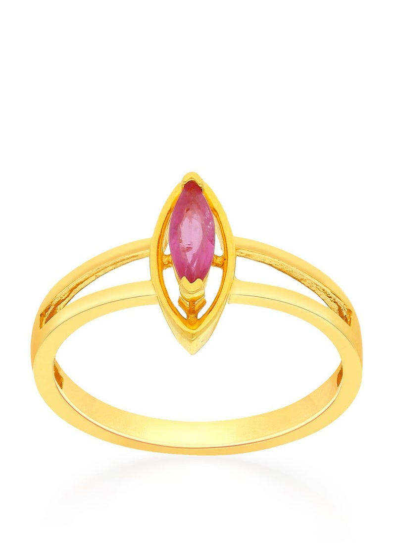 Malabar Gold and Diamonds 22 Carat 916 Purity Precia Gemstone Ring PNAFNC099RN1 for Women  - Image 1