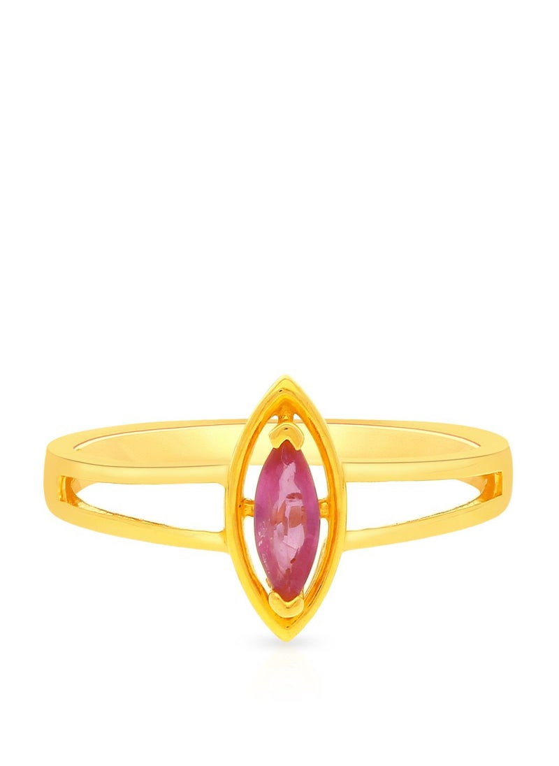 Malabar Gold and Diamonds 22 Carat 916 Purity Precia Gemstone Ring PNAFNC099RN1 for Women  - Image 2