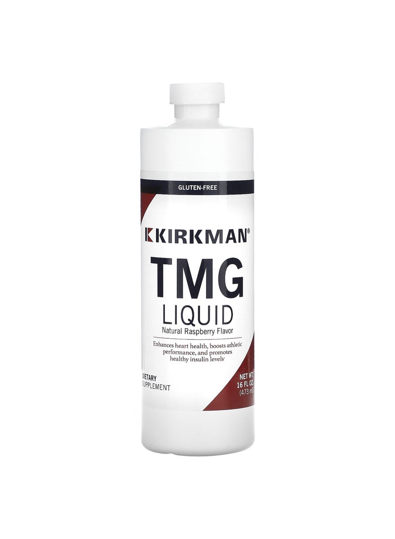 Kirkman Labs TMG Liquid, Natural Raspberry, 16 fl oz (473 ml)
