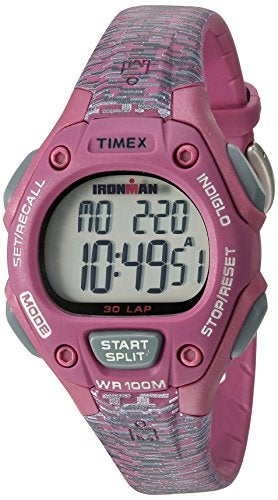 Timex Women's 'Ironman' Quartz Resin Sport Watch, Color:Pink (Model: TW5M076009J) - Image 4