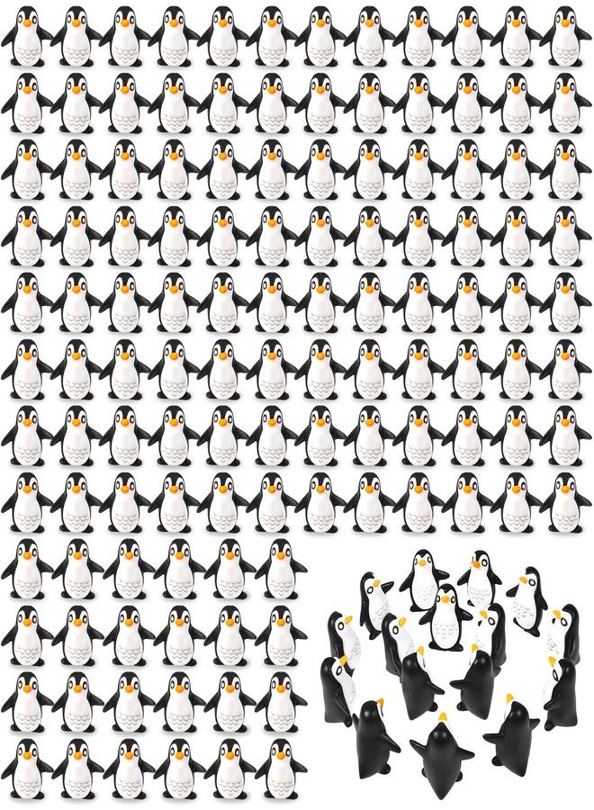 Bbiamsleep 130 Pcs Miniature Penguin Figurine Mini Resin Penguin Figurines Mini Resin Animals for Fairy Garden Micro Landscape Winter Christmas Decor - Image 1