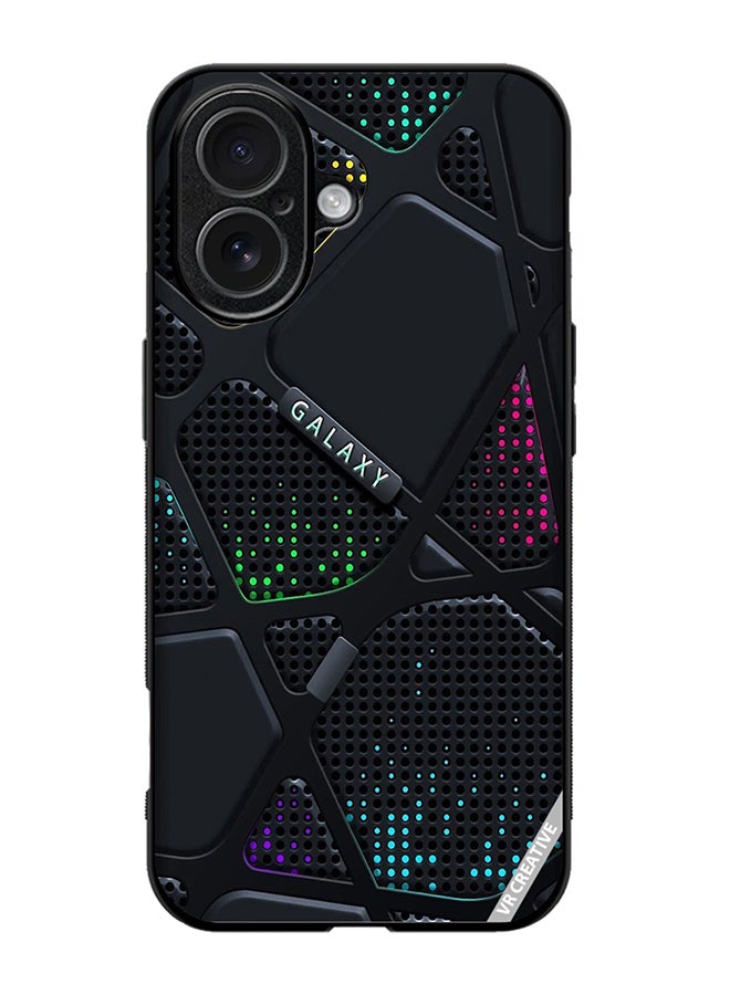 Protective Case Cover For Apple iPhone 17 Galaxy Design Multicolour