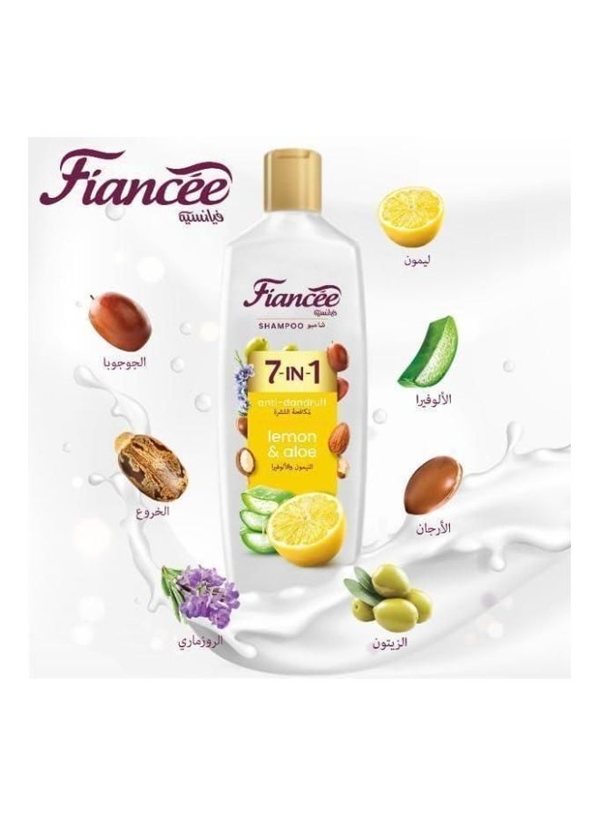 FIANCEE Shampoo 7 IN 1 With Lemon & Aloe vera Anti-Dandruff - 170ML - Image 3