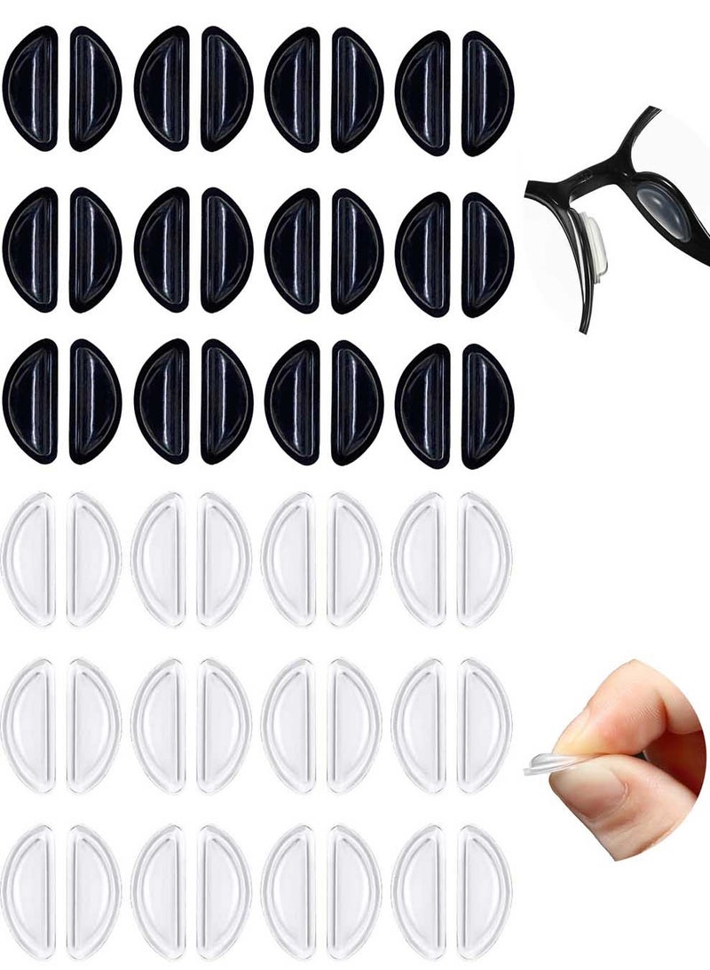 هيدفانا 24 زوجًا من وسادات الأنف للنظارات، وسادات أنف هوائية، وسادات أنف هوائية، وسادات أنف لاصقة للنظارات والنظارات والنظارات الشمسية - Image 1