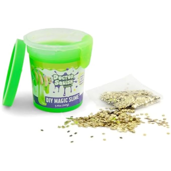 DOCTOR SQUISH - DIY MAGIC SLIME BLISTER PACK - GREEN - 100 GRAMS - Image 3